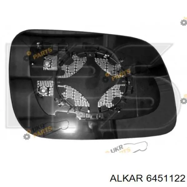 Зеркальный элемент левый Alkar 6451122