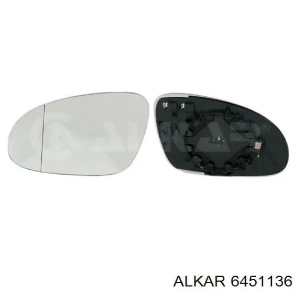 Зеркальный элемент водительского зеркала Alkar 6451136 цена, от 15.48 USD