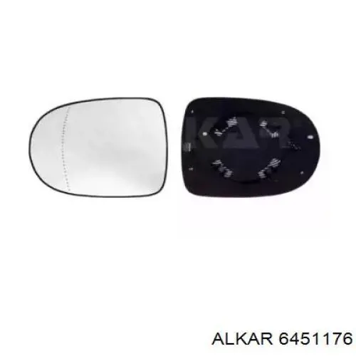 6451176 Alkar зеркальный элемент зеркала заднего вида