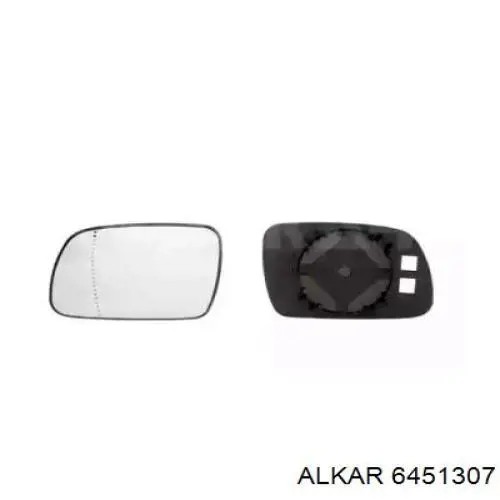 6451307 Alkar зеркальный элемент зеркала заднего вида левого