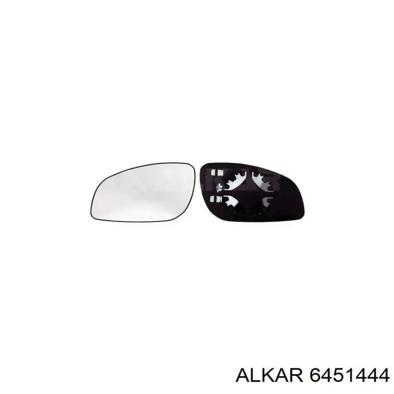 6451444 Alkar зеркальный элемент зеркала заднего вида левого
