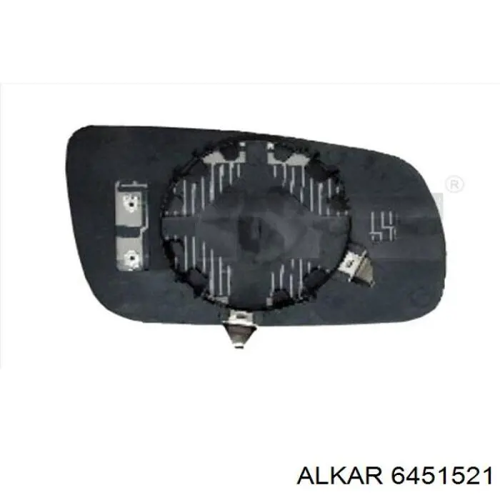Купить 6451521 Alkar Стекло зеркала заднего вида, левого