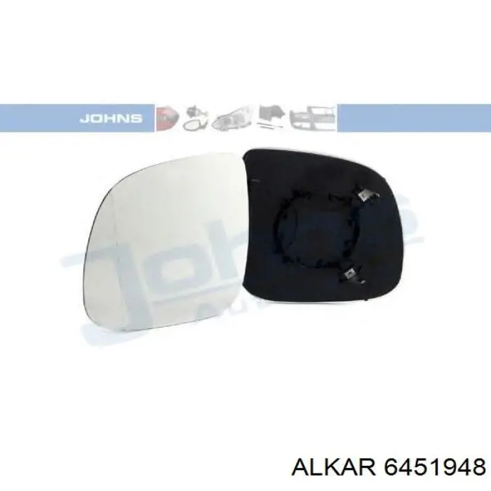 Зеркальный элемент водительского зеркала Alkar 6451948 цена, от 11.42 USD