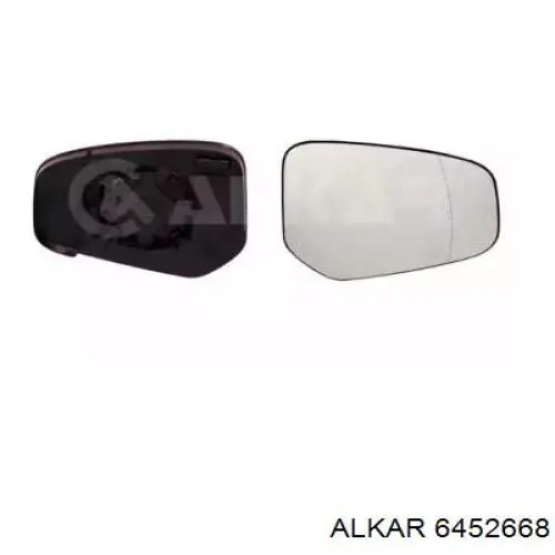 6452668 Alkar Зеркальный элемент правого зеркала заднего вида
