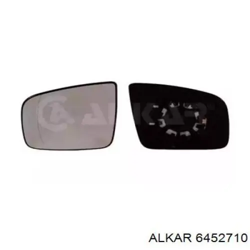 6452710 Alkar зеркальный элемент зеркала заднего вида правого
