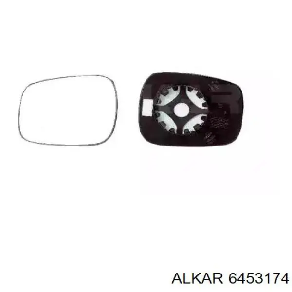 Зеркальный элемент зеркала заднего вида Alkar 6453174