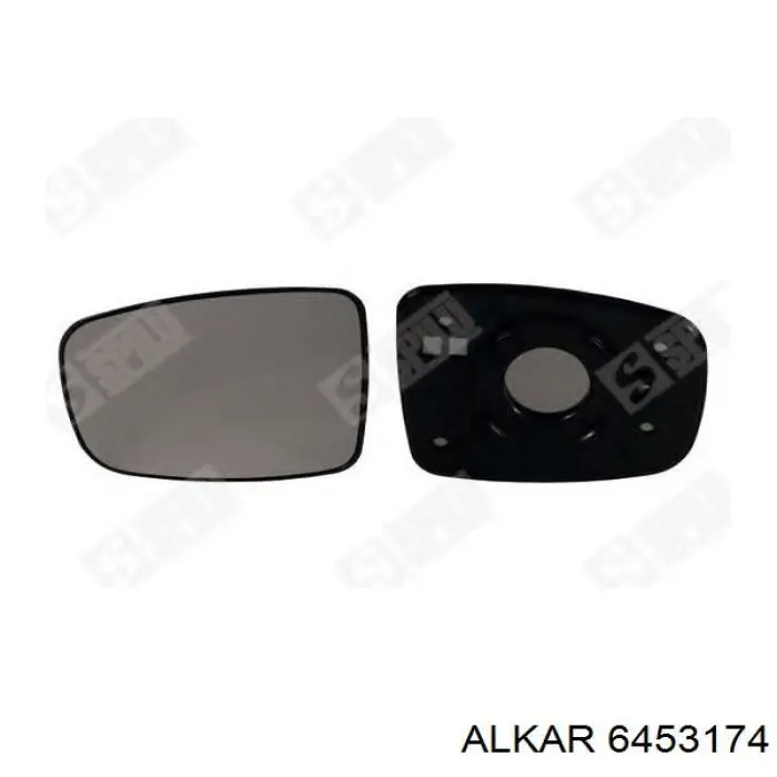 Зеркальный элемент зеркала заднего вида 6453174 Alkar