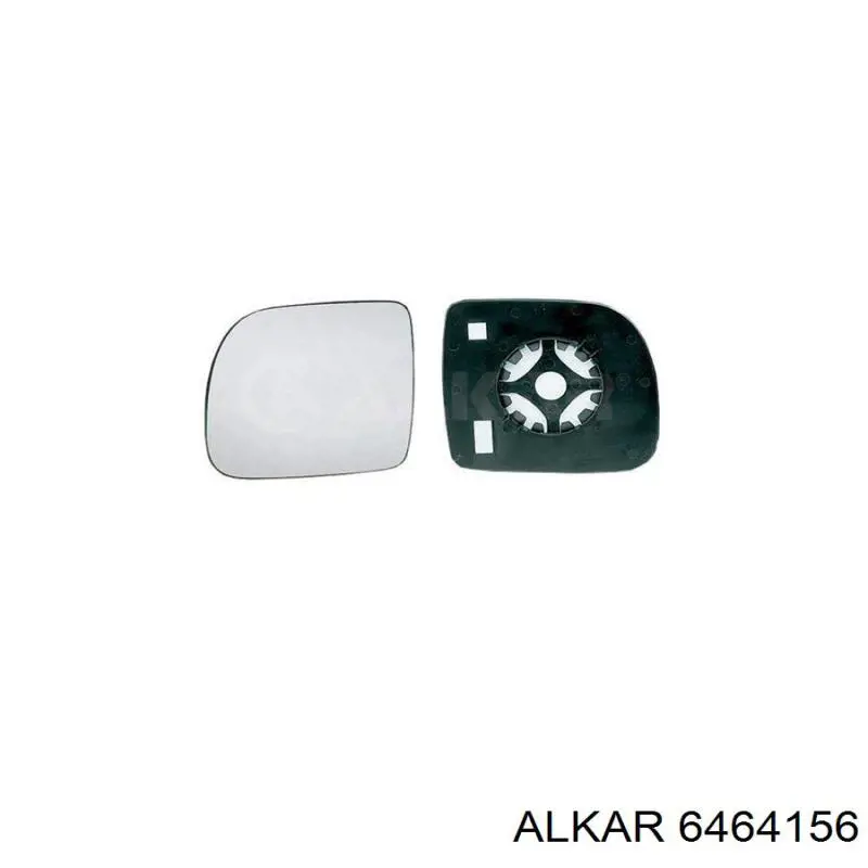 Стекло левого зеркала заднего вида 6464156 Alkar