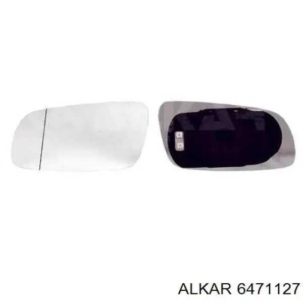 Зеркальный элемент водительского зеркала Alkar 6471127 цена, от 5.90 USD