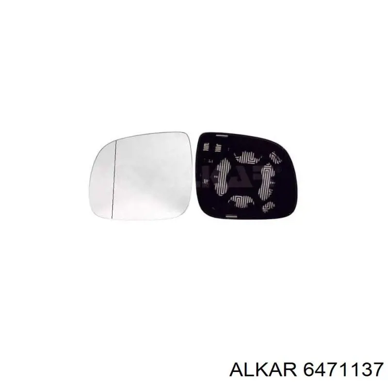 Зеркальный элемент водительского зеркала Polcar 9581545E цена, от 21.99 USD