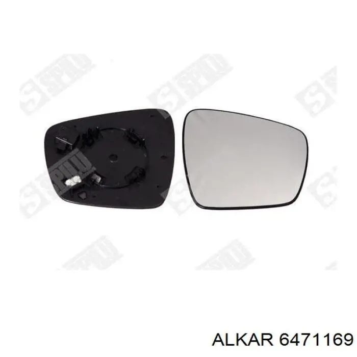 Купить 6471169 Alkar Стекло зеркала заднего вида, левого