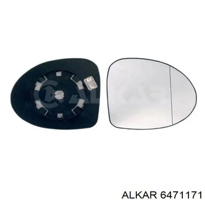 Зеркальный элемент водительского зеркала Alkar 6471171 цена, от 9.76 USD