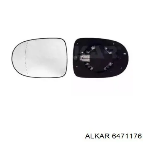 6471176 Alkar зеркальный элемент зеркала заднего вида