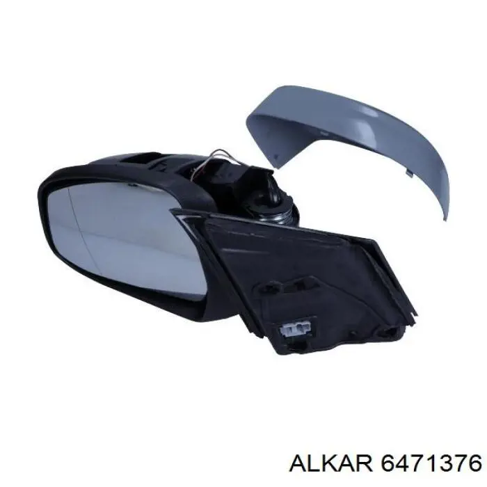 Стекло левого зеркала заднего вида 6471376 Alkar