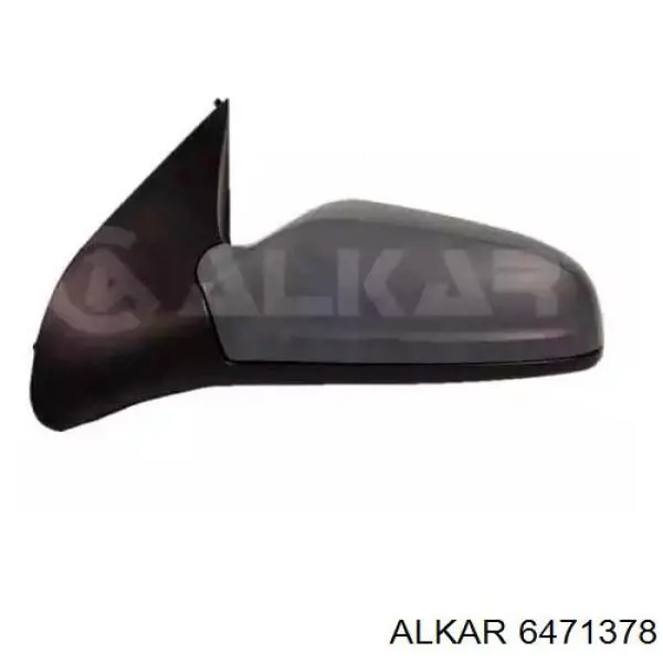 Стекло левого зеркала заднего вида 6471378 Alkar