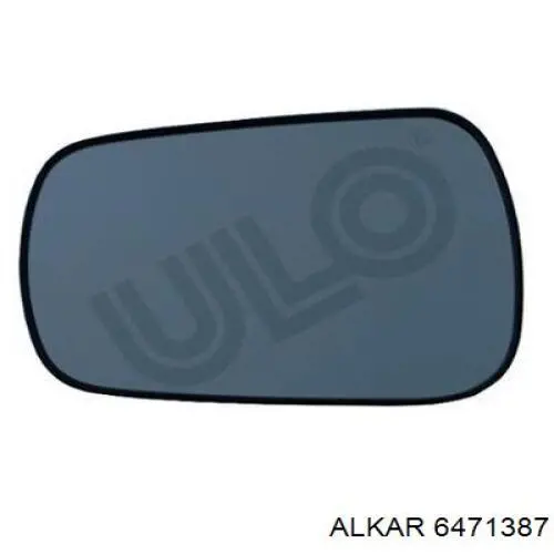 Стекло левого зеркала заднего вида 6471387 Alkar