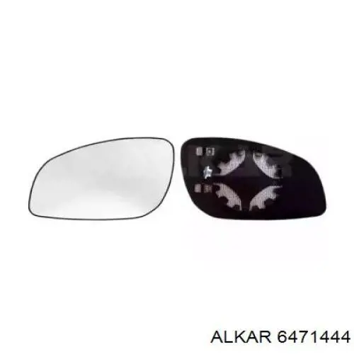 Зеркальный элемент водительского зеркала Alkar 6471444 цена, от 8.64 USD