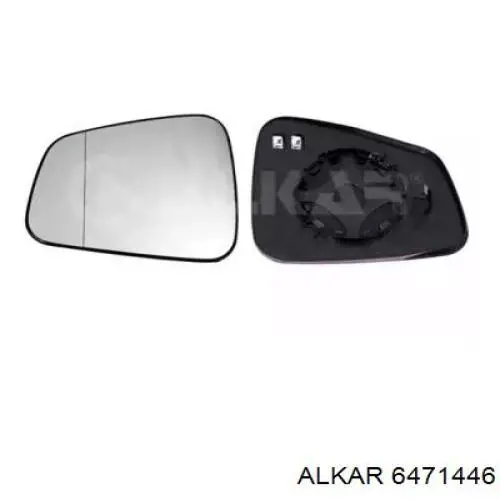 Elemento espelhado do espelho de retrovisão esquerdo para Opel Mokka 