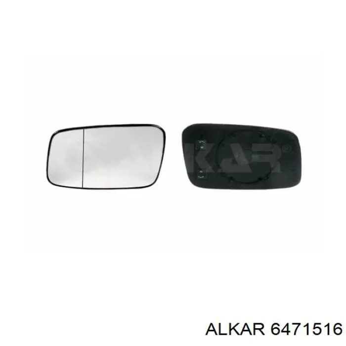 6471516 Alkar зеркальный элемент зеркала заднего вида левого