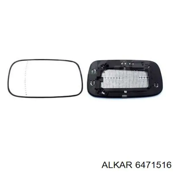 Купить 6471516 Alkar Стекло зеркала заднего вида, левого