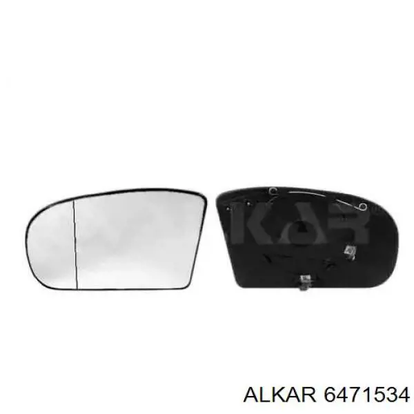 Зеркальный элемент зеркала заднего вида левого Alkar 6471534