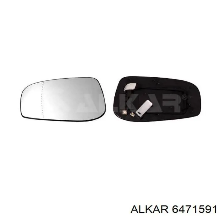 Зеркальный элемент водительского зеркала Alkar 6471591 цена, от 14.02 USD
