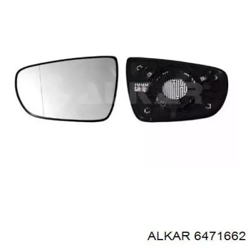Зеркальный элемент водительского зеркала Alkar 6471662 цена, от 37.90 USD