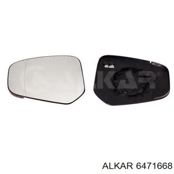 Купить 6471668 Alkar Стекло зеркала заднего вида, левого