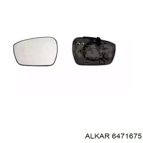 Elemento espelhado do espelho de retrovisão esquerdo para Ford S-Max (CDR)
