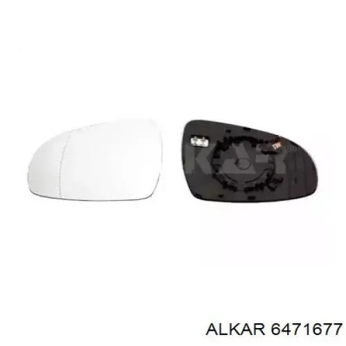 Зеркальный элемент водительского зеркала Alkar 6471677 цена, от 23.93 USD