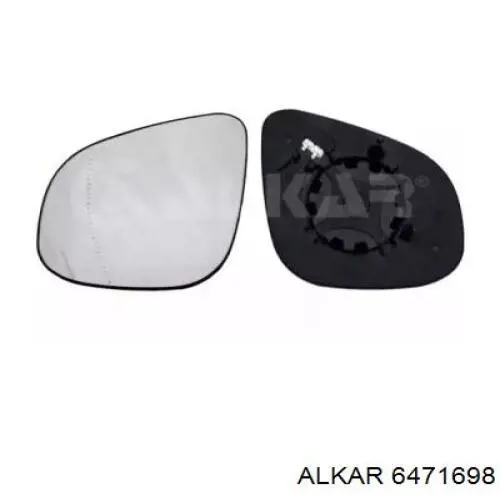 6471698 Alkar Зеркальный элемент левого зеркала заднего вида