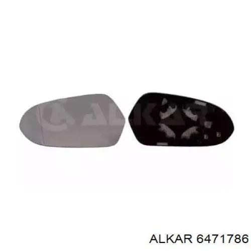6471786 Alkar Зеркальный элемент левого зеркала заднего вида