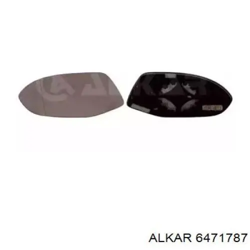 6471787 Alkar Зеркальный элемент левого зеркала заднего вида