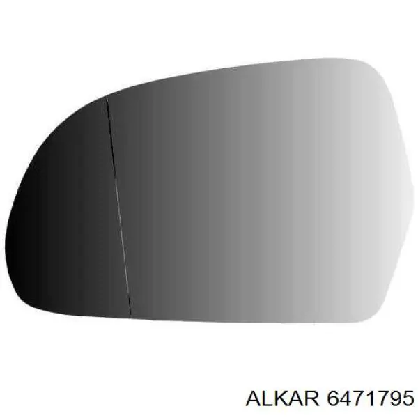 Зеркальный элемент водительского зеркала Alkar 6471795 цена, от 9.15 USD