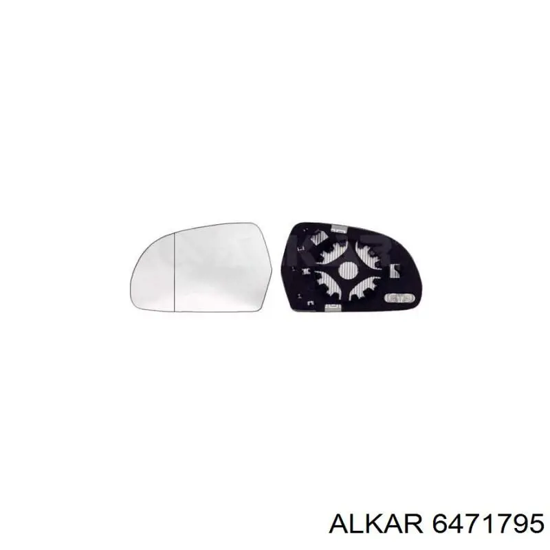 Купить 6471795 Alkar Стекло зеркала заднего вида, левого