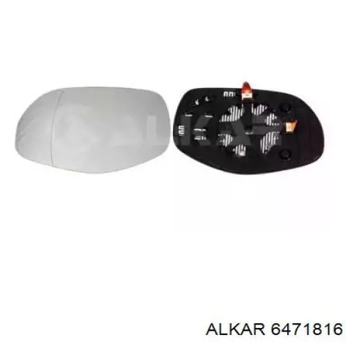 Купить 6471816 Alkar Стекло зеркала заднего вида, левого