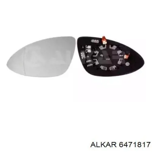 Зеркальный элемент водительского зеркала Alkar 6471817 цена, от 18.21 USD