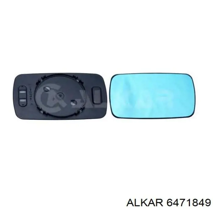 Зеркальный элемент водительского зеркала Alkar 6471849 цена, от 10.03 USD