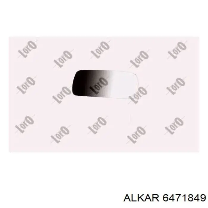 Купить 6471849 Alkar Стекло зеркала заднего вида, левого