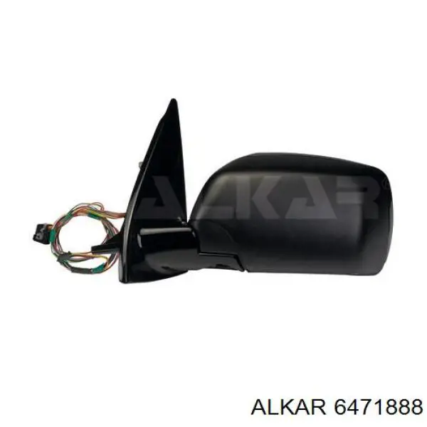 Стекло левого зеркала заднего вида 6471888 Alkar