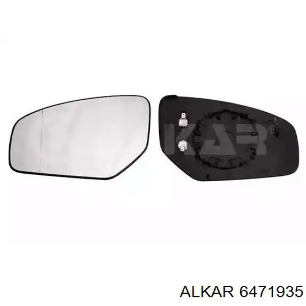 6471935 Alkar Зеркальный элемент левого зеркала заднего вида