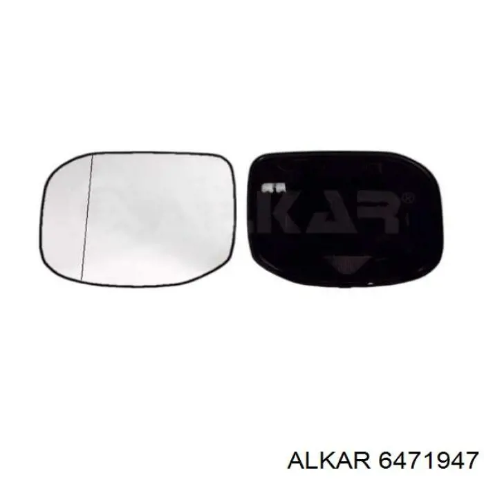 Купить 6471947 Alkar Стекло зеркала заднего вида, левого