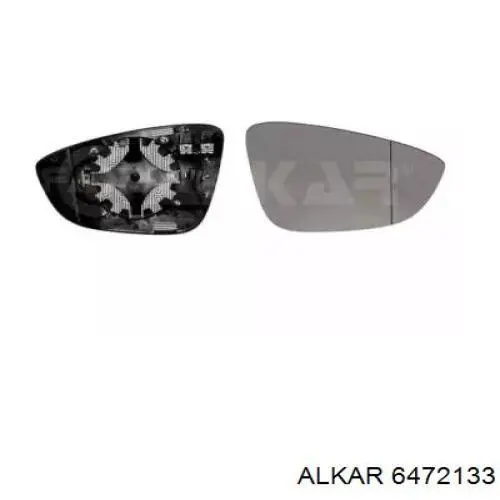 6472133 Alkar Зеркальный элемент правого зеркала заднего вида