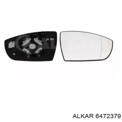 6472379 Alkar elemento espelhado do espelho de retrovisão direito