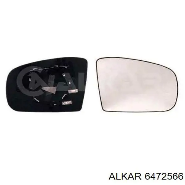 Зеркальный элемент зеркала заднего вида ALKAR 6472566