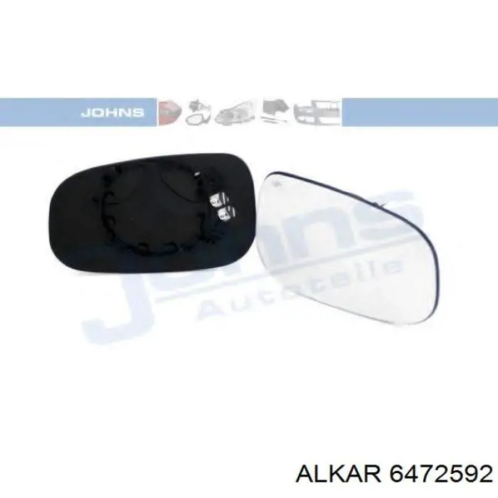 Стекло зеркала заднего вида, правого Alkar 6472592 цена, от 28.79 USD