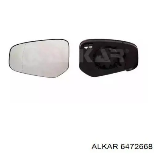 6472668 Alkar Зеркальный элемент правого зеркала заднего вида