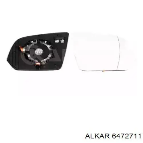 Купить 6472711 Alkar Стекло зеркала заднего вида, левого