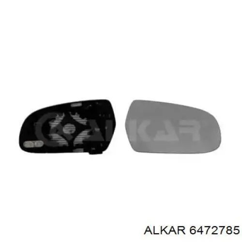 6472785 Alkar Зеркальный элемент правого зеркала заднего вида