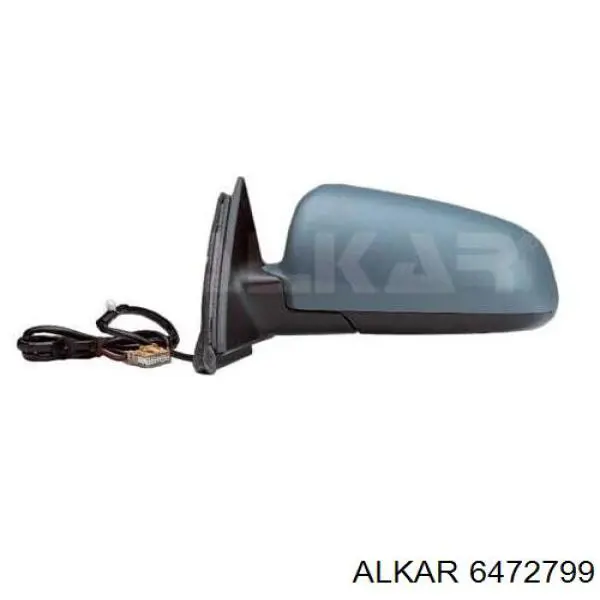 Стекло правого зеркала заднего вида 6472799 Alkar